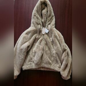 New Philosophy Faux Fur Hooded Jacket